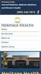 Mobile Screenshot of heritagehealth.us